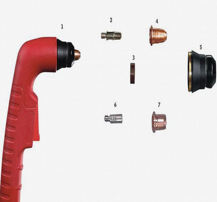 Berat Ringan Trafimet S75 Torch Efisiensi Tinggi Dengan Nozzle Dan Elektroda