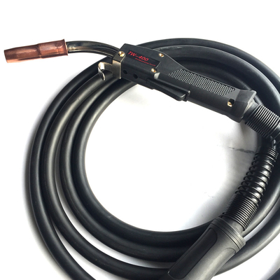 Air Cooled Tweco Mig Welding Torch 60 Gelar Duty Cycle 0.8-1.2mm Ukuran Wire